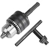 Mesee 1.5-10mm Capacity Drill Chuck SDS Plus Adapter, Mount 3/8-24UNF Quick Change Converter Impact Drive Bits Conversion Tool With Key
