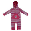 powell craft ballerina mouse strippy hooded jumpsuit 0-6 months
