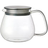 Kinto Unitea - 460 ml One Touch Teapot - Heat resistant - Glass teapot with stainless steel filter and lid