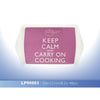 Keep Calm And Carry On Cooking Pink Snack Dish