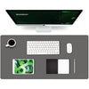K KNODEL Large Office Leather Desk Mat, Mouse and Keyboard Pad, Computer and Laptop Mat, Desktop Protector and Cover, Writing Pad and Blotter (80x40cm, Dark Gray)