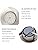 Wondlumi 6X 5W LED Downlights IP44 Recessed Ceiling Lights Brushed Chrome Down Lights Indoor Ceiling Ultra Slim Spotlights Warm White 240V for Bathroom Bedroom