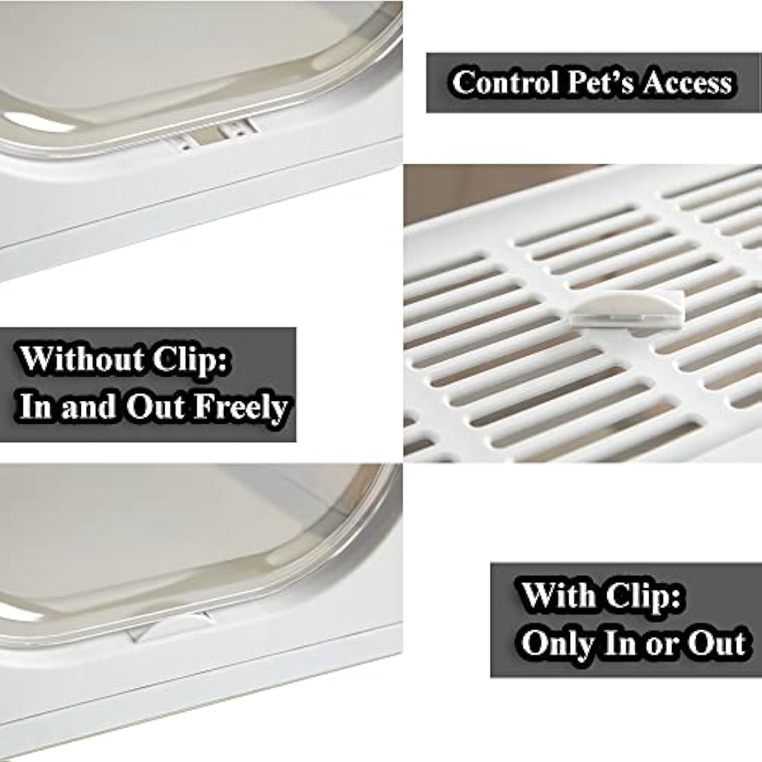 Pawsayes Cat Litter Tray Litter box with Lid for Medium and Small Cats, Foldable Top Entry Kitten Litter Box with Drawer Pan and Scoop