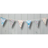 CLUB GREEN Country Garden Cotton Bunting 15 Flags, Blue