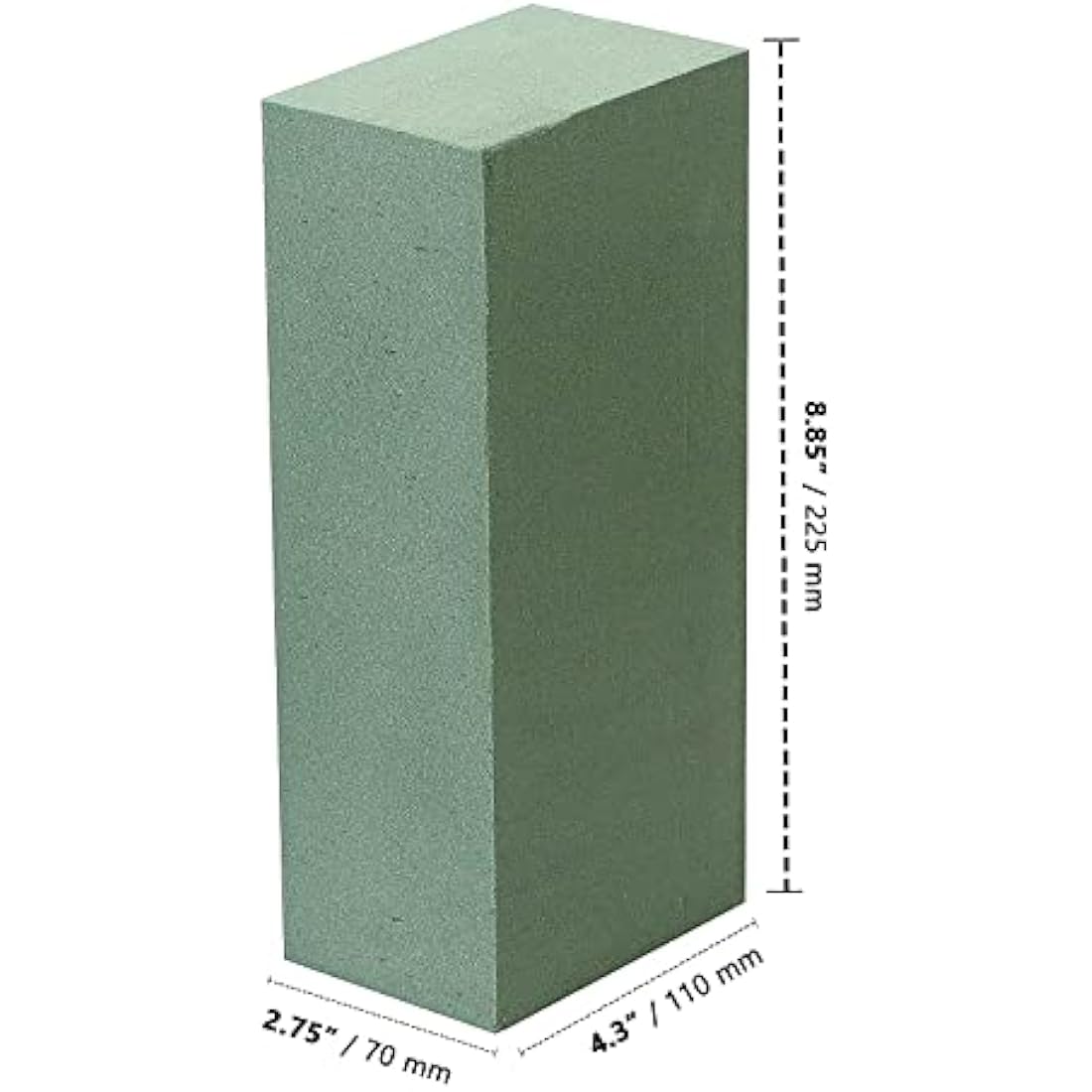 ZOENHOU 8 Pack Floral Foam Block, Dry Foam Bricks for Artificial Flowers, Florist Floral Arrangements DIY Craft Supplies