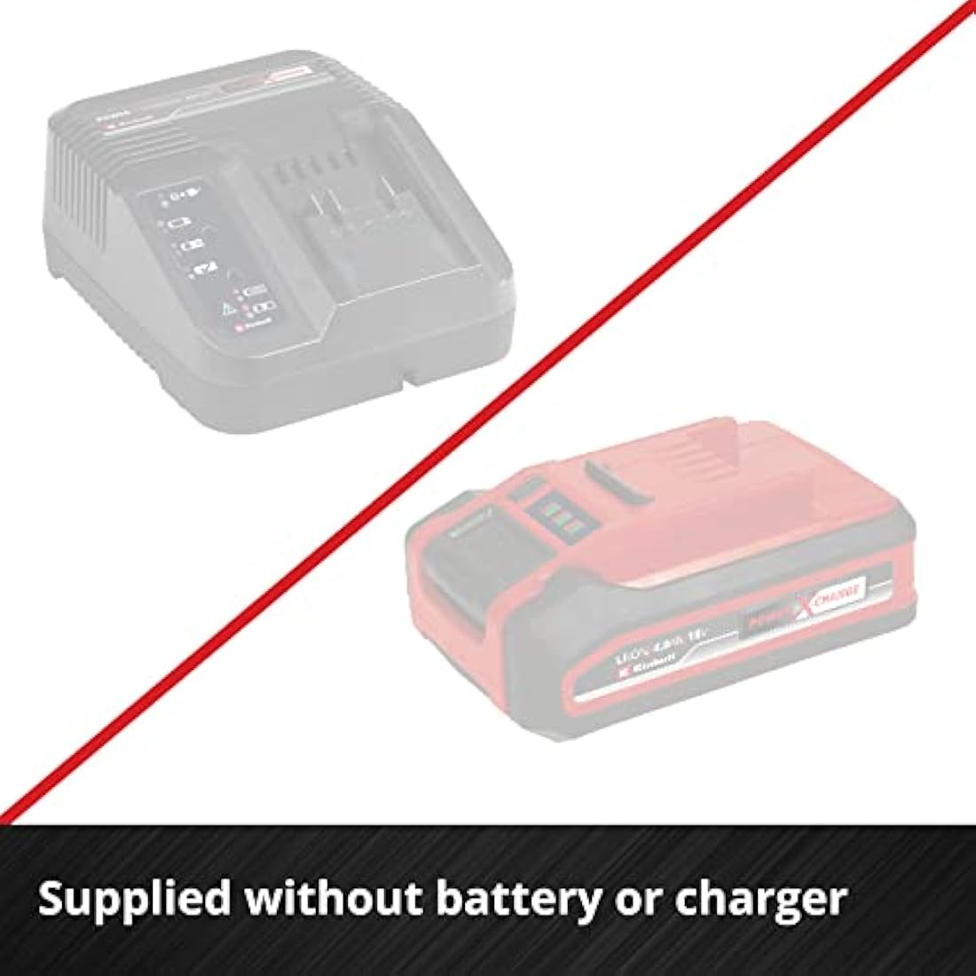Einhell Power X-Change Cordless Car Polisher And Buffer - 18V, 2500 RPM, Battery Powered 254mm Disc Polisher - CE-CB 18/254 Li Solo Polishing Machine (Battery Not Included), Red
