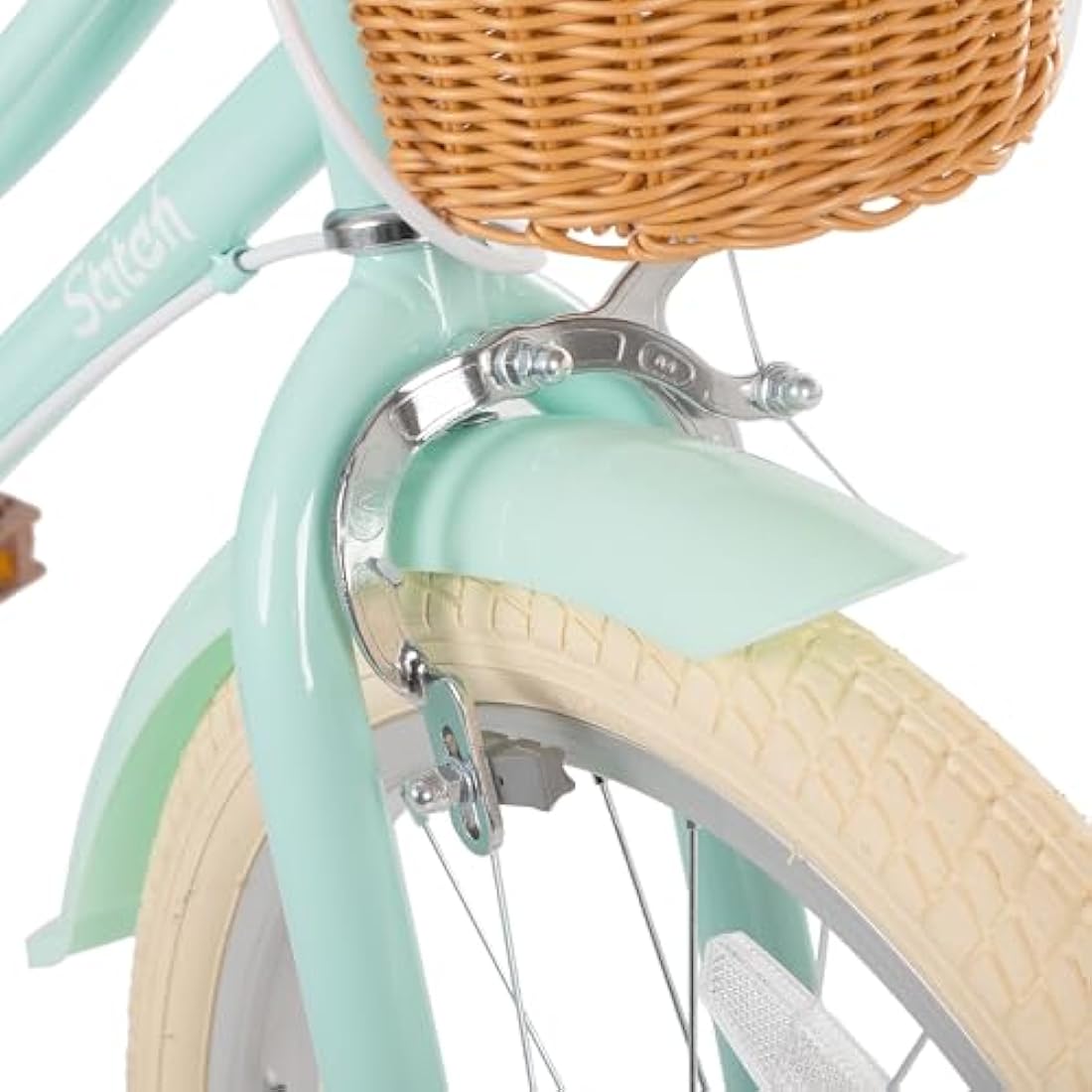 STITCH 14 inch Kids Bike for 3-11 years Girls, 12/14/16 Girls Bike with Training Wheels & Basket, 20 inch with kickstand