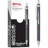 rOtring Tikky Retro Mechanical Pencils | 2B 0.5 mm | Grey Barrels | with Comfort Rippled Grip | 12 Count