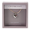 Crystocraft Keepsake Gift Ornament - Crystocraft Necklace with Heart Charm Our Special Bridesmaid
