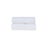 Christy Supreme Hygro 2 Hand Towels Set | White | 100% Luxury Supima Cotton | Ultra Soft | Super Absorbent | 650GSM | Plush and Long Lasting