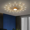 Modern LED Ceiling Light,30+1 Heads Semi Flush Mount Gold Chandeliers Ceiling Lighting for Bedroom Living Room Kitchen Dining Room Restaurant