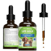 Life Gold for Dogs - Supports Detoxification & Healthy Immune Defenses, Astragalus, Burdock, Sheep Sorrel - Pet Wellbeing Vet-Formulated Holistic Supplement – 2 oz (59 ml)