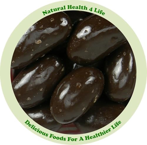 Natural Health 4 Life Carol Anne Confectionery Dark Chocolate Brazil Nuts 500g, Recyclable Kraft Tub and Sealed with Kraft Paper to Retain Freshness, Gluten-Free, Vegetarian,7.6g Protein/100g (1 Tub)