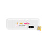 SIMPoYo USB Dongle, Wireless Network Wi-Fi Adapter, Plug and Play Wi-Fi Hotspot with 10G SIM Card for Slate 7/Beryl AX/Slate AX/Opal, 4G LTE Mobile