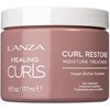 L'ANZA Healing Curls Curl Restore Moisture Treatment - Intensely Moisturising Leave-In Curl Defining Cream for Taming Frizz and Protection from Heat with Sulphate Free, Paraben Free Formula (177ml)