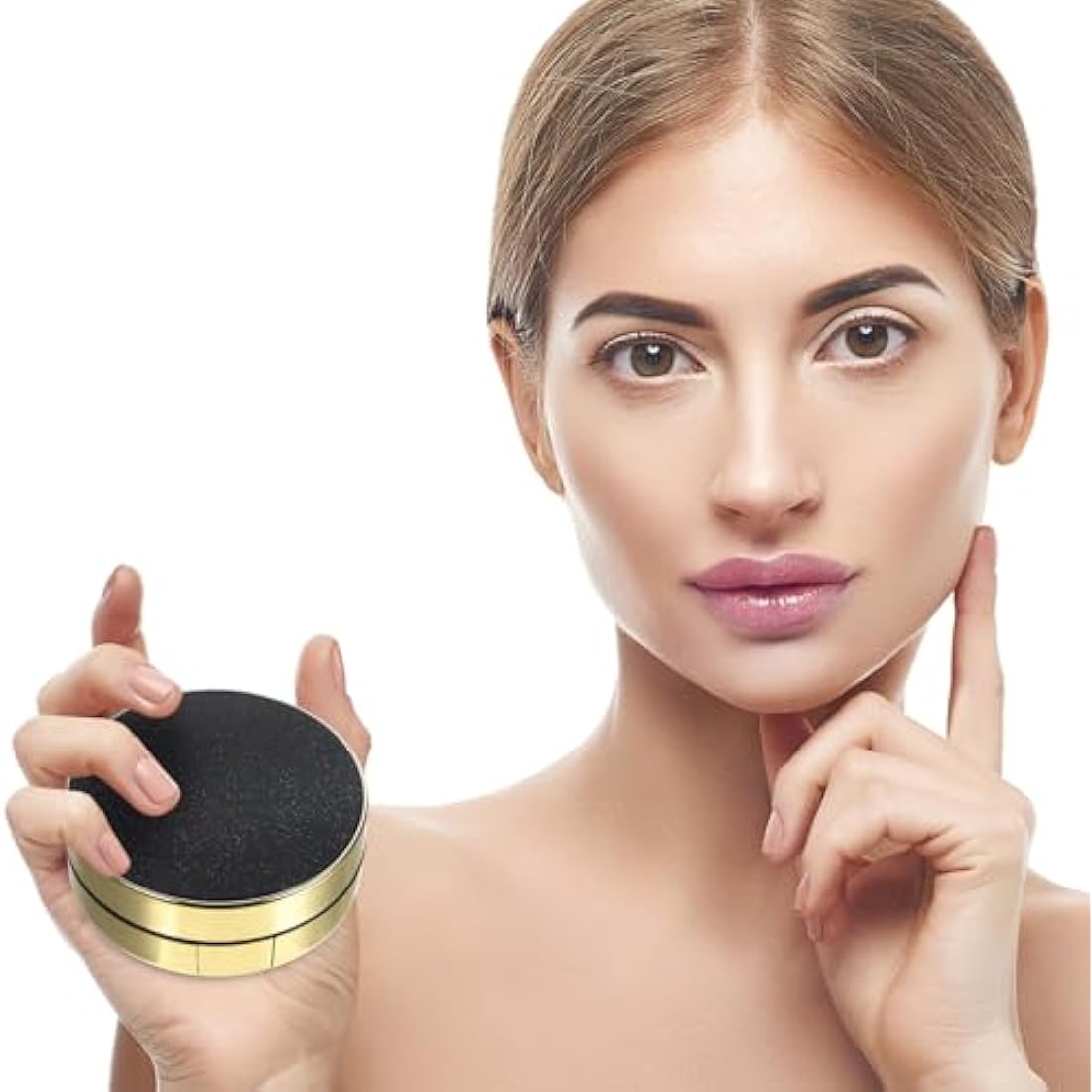 Compact Container Empty Foundation Makeup Powder Puff Box Case Refillable Container
