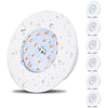 HiBay 6X 5W Recessed Ceiling Spot Lights Ultra Thin LED Spotlights Kitchen Bathroom Downlights Warm White 240V Down Light for 60-68mm Cutout Hole