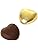 100 Milk Chocolate Hearts - Gold foil Mothers Day Chocolates - Creamy Wedding Party Table Favours - Ideal for Parties, Birthdays, Anniversaries, Valentine's Day Chocolates