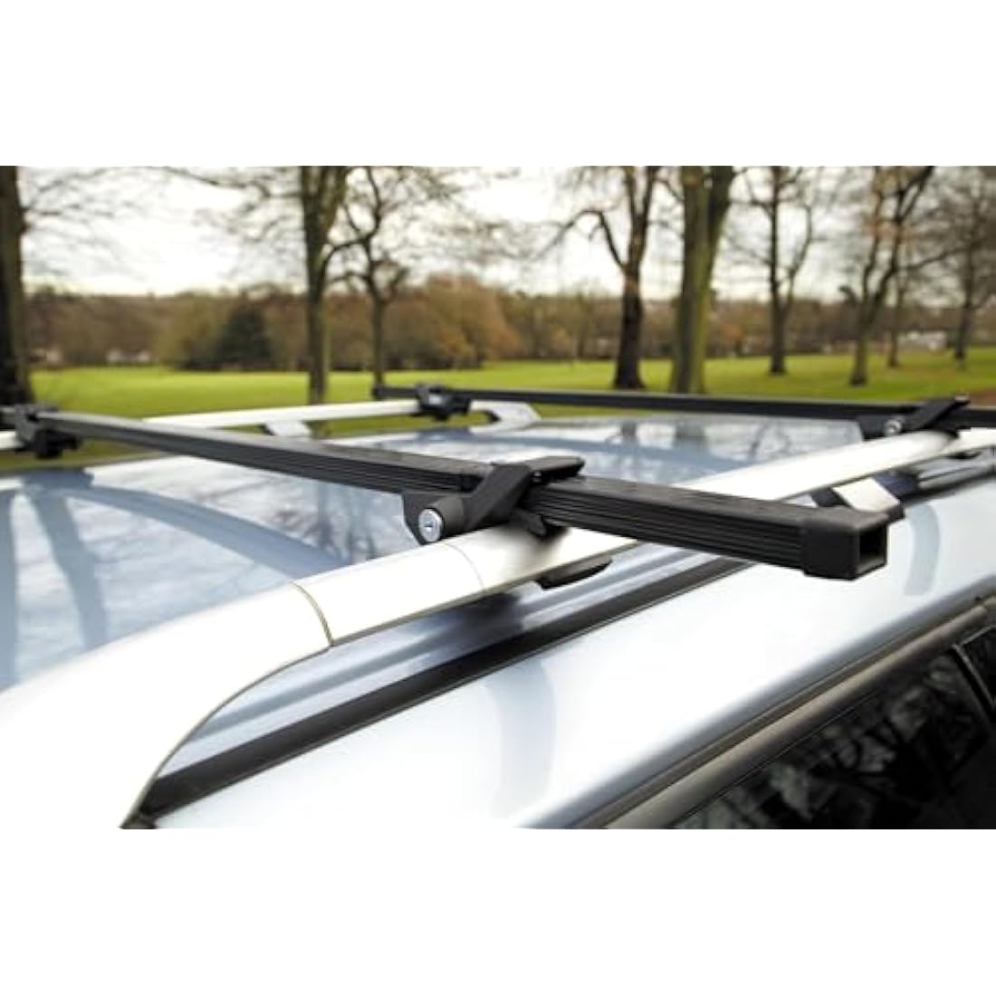 135cm Long Steel Roof Bars Lockable Anti Theft Car Roof Bar Rails For Nissan Qashqai 2008-2017