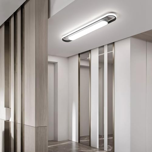 Naroume Modern LED Ceiling Lights - 6000K Flush Mount Metal Smart Ceiling Chandelier Lighting Fixture for Living Room, Bedroom, Dining Room, Office, Hallway, Aisle