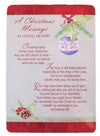 Graveside Memorial Christmas Card & Holder -A Christmas Message - 3521
