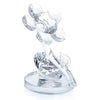 London Boutique Decorative Flower Double Twin Swan with swarovski crystal elements Gift Prsent (Flower)