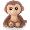 NICI 46945 safari Original – Glubschis Monkey Hobson 15 cm – Cute Cuddly Toys – Fluffy Stuffed Big Glittery Eyes – Plush Zoo Animals to Cuddle & Play, Brown/Beige