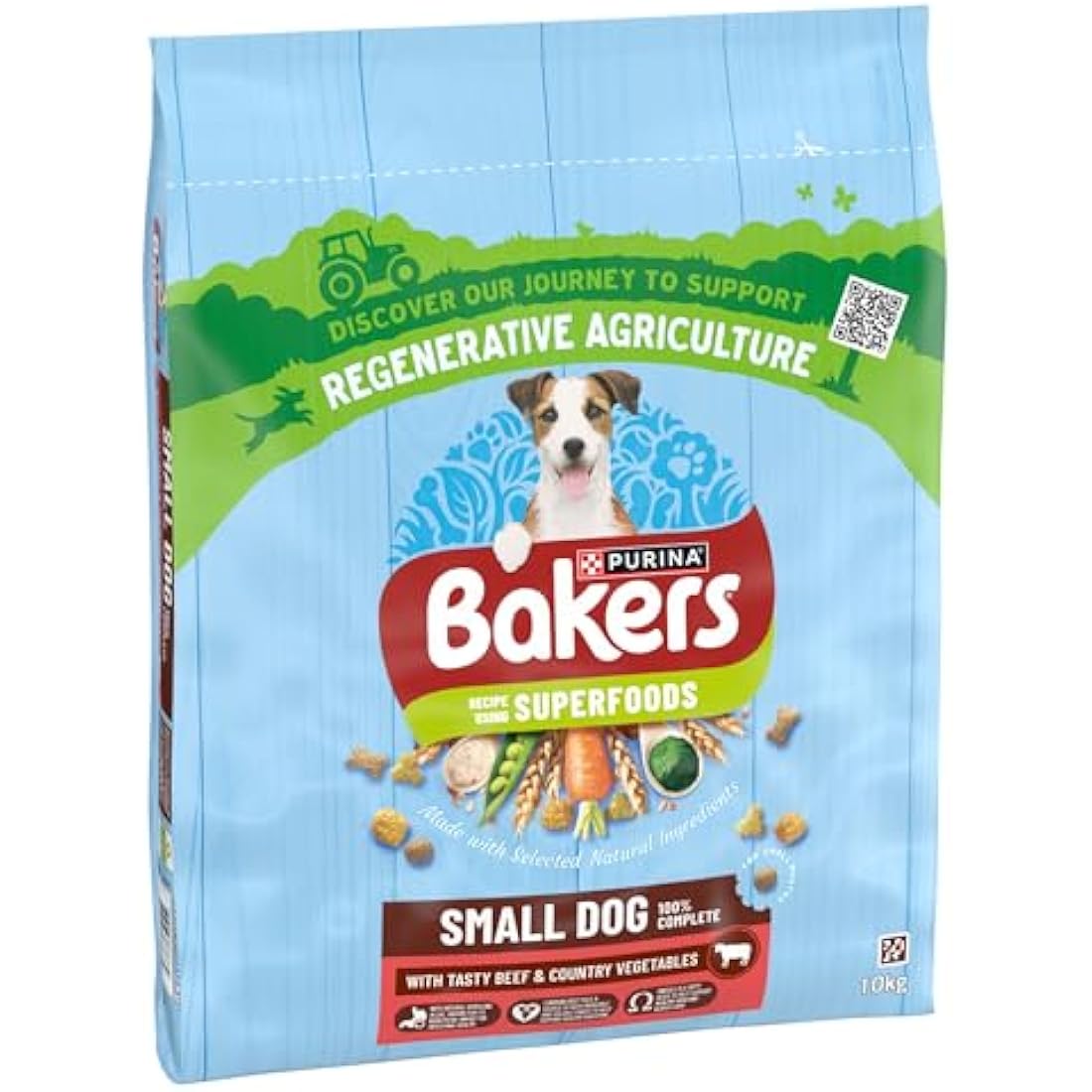 Bakers Small Dog Dry Dog Food Beef & Veg 10kg