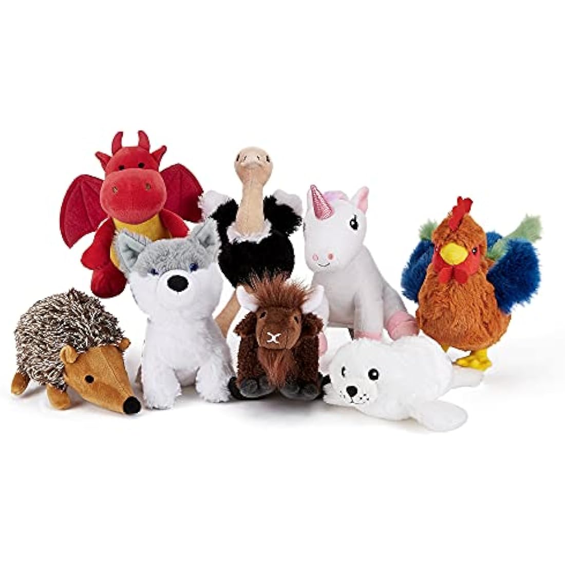Zappi Co Children's Soft Cuddly Plush Toy Animal - Perfect Perfect Soft Snuggly Playtime Companions for Children (12-15cm /5-6") (Ostrich)