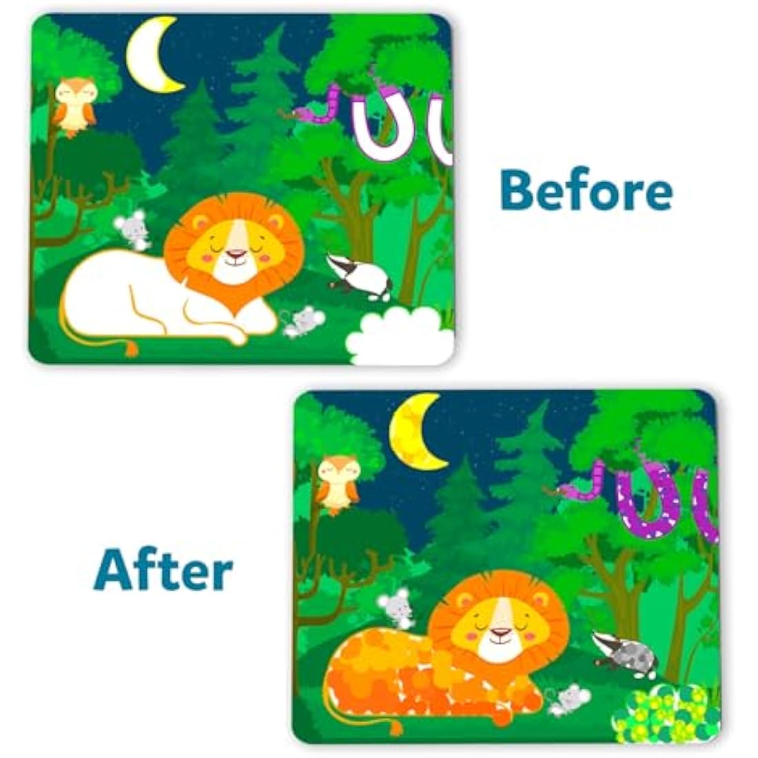 Skillmatics Dot It Sticker Art - Animals, Mess-Free Fun for Kids, 500+ Stickers, Craft Kits, DIY Activity, Travel Toys, Gifts for Boys & Girls Ages 3, 4, 5, 6, 7
