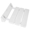 Wakects Wall Mount Shower Seat, Shower Chair Stool Aluminium Alloy Bath Stool Bench Folding Bath Seating for Bathroom Hotel Older 130Kg Load
