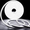 KSIBNW Neon LED Strip Light Waterproof IP65,100ft/30m 220v LED Light Strip,Flexible Cuttable Rope Light Neon Strip Light for Kitchen Bedroom Garden Lights,Outdoor Indoor Decor,Cool White