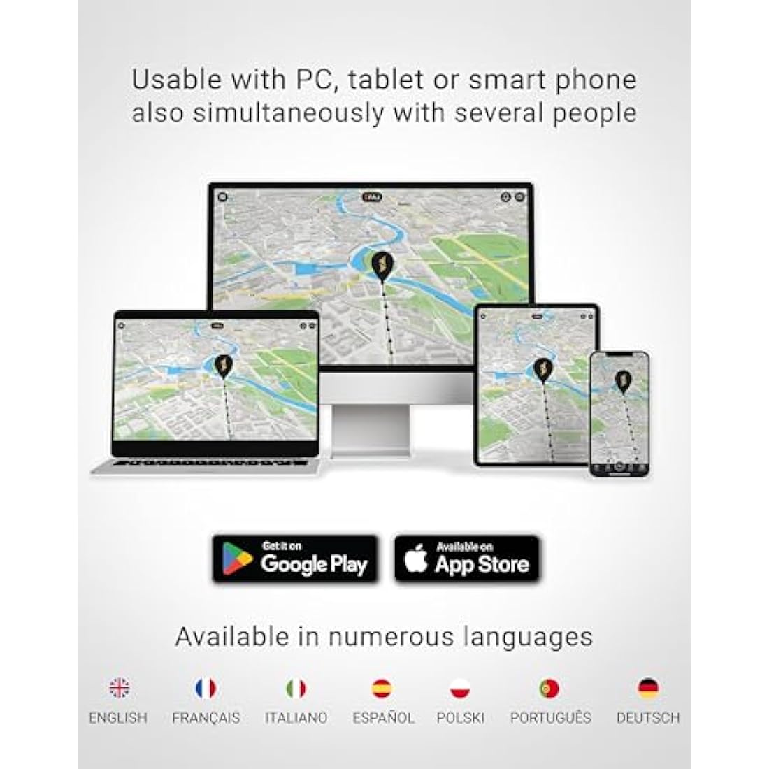PAJ ALLROUND FINDER 2G - Personal GPS Tracker for Kids, Elderly, Luggage, Cars and More - UK & Worldwide Real Time Tracking, Route Memory System and Alarms - Battery up to 60 days (Stanby)