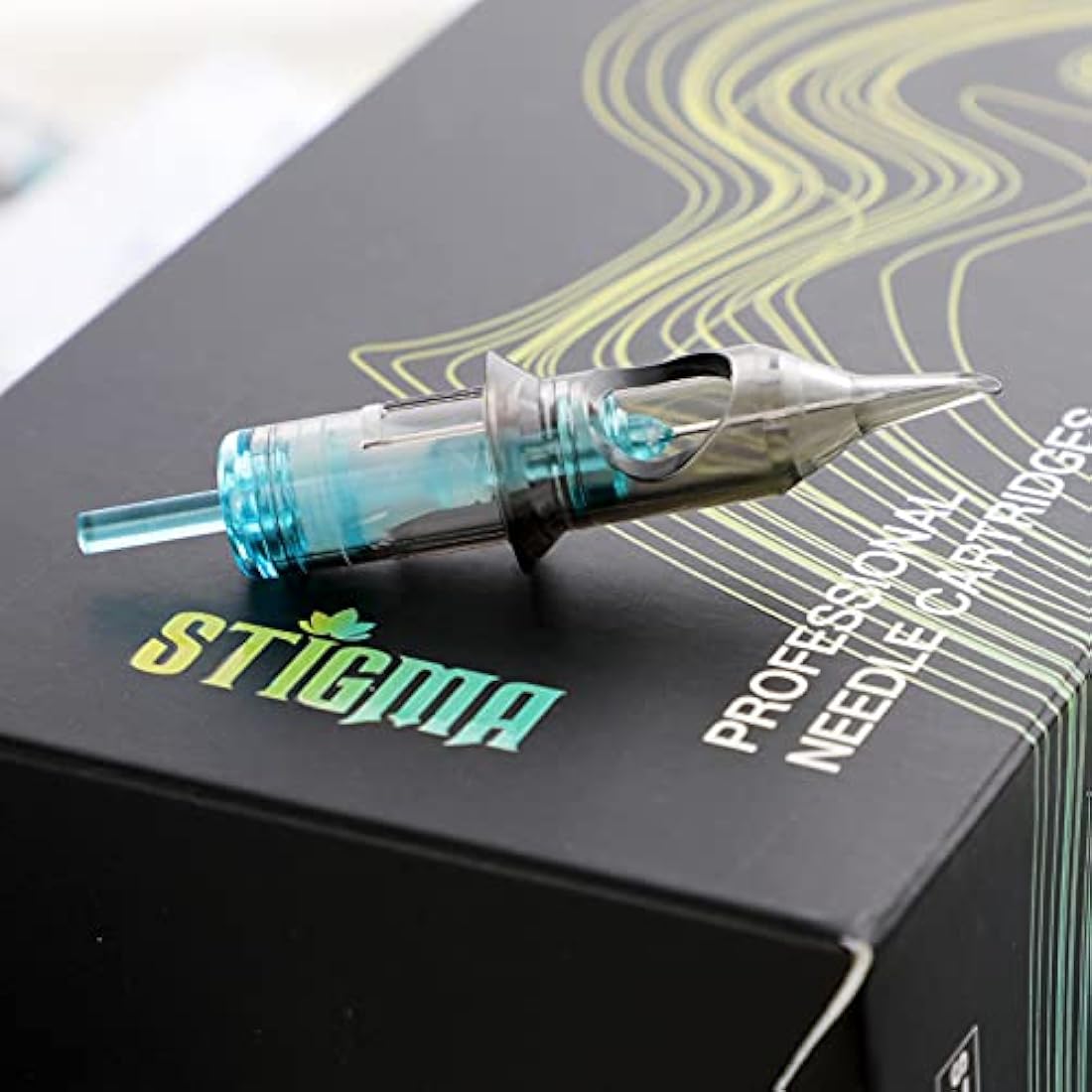 STIGMA 50Pcs Tattoo Cartridges Needles Disposable Mixed #10 Bugpin Round Liner Curved Magnum Shader 3RL 5RL 7RL 7RM 9RM EN02B-50KIT-Z