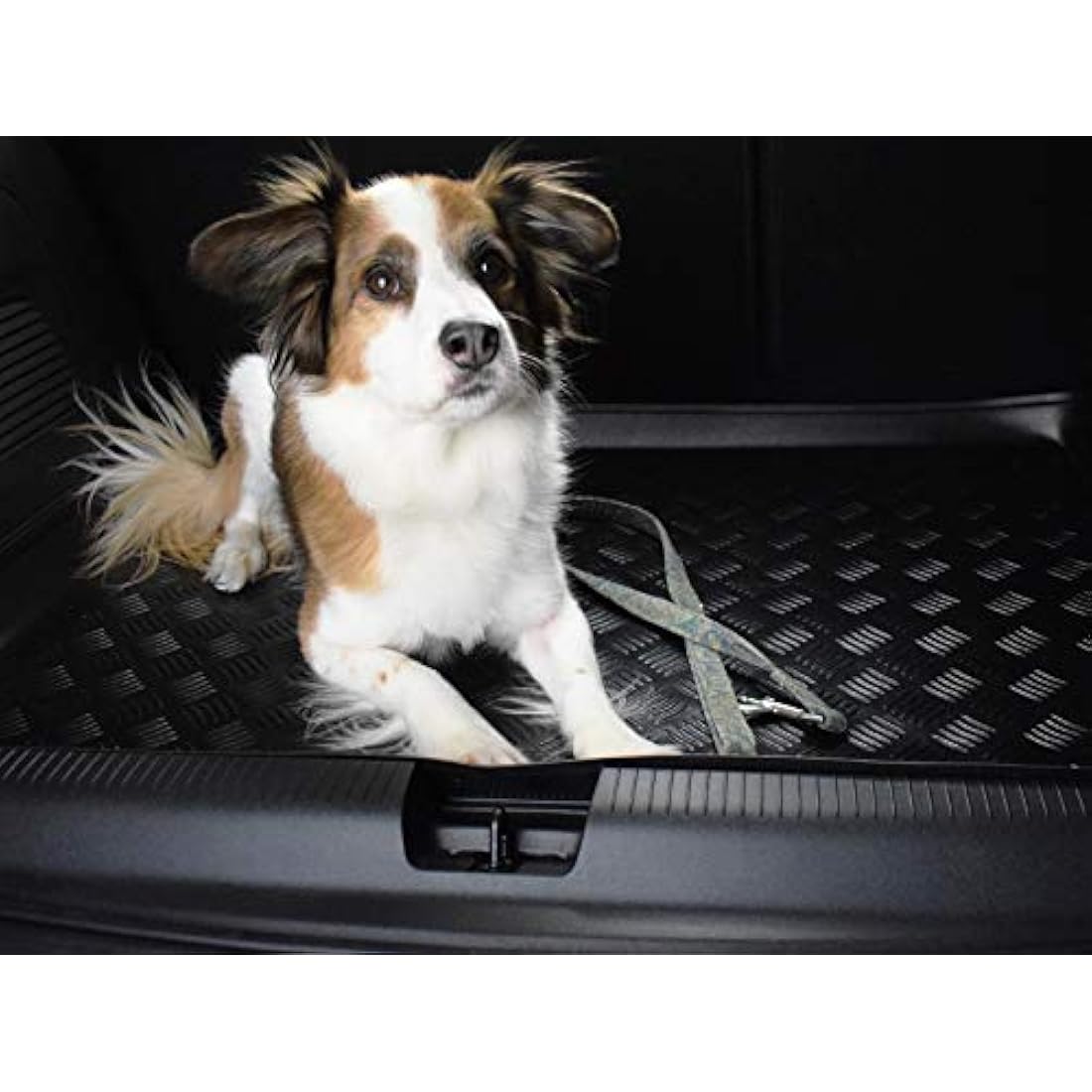 NOMAD Boot Liner Compatible with Peugeot 207 2006-2012 [Hatchback] Recyclable Plastic (PE) Tailored Fit Car Floor Guard Tray Black Custom Fitted Accessory Dog Friendly Waterproof with Raised Edges