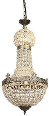 Newrays Retro Vintage Charming Royal Empire Style Led Crystal Modern Chandelier Lamp Lustres Lights G9 for Hotel Church Living Room
