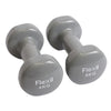 Vinyl Dumbbell Weights | Set Of Hand Weights | Home Gym Equipment | Comfortable grip (4, Kilograms)