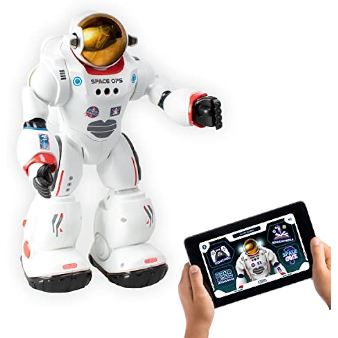 Xtrem Bots - Charlie The Astronaut Robot Toy | Toy Robots | Programmable Up To 200 Actions And Remote Control Robot | Robots For Kids | Boys Toys Age 5 Or Older | 5 Year Old Boy Gifts | Stem