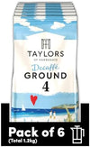 Taylors of Harrogate Decaffe Ground Roast Coffee, 200 g (Pack of 6 - Total 1.2kg)