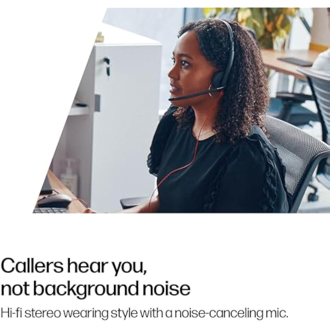 Poly Blackwire 3225 Wired Headset - Noise-Canceling Mic – Stereo Design - Connect to PC/Mac/Mobile via USB-C, USB-A, or 3.5mm - Works w/Teams, Zoom