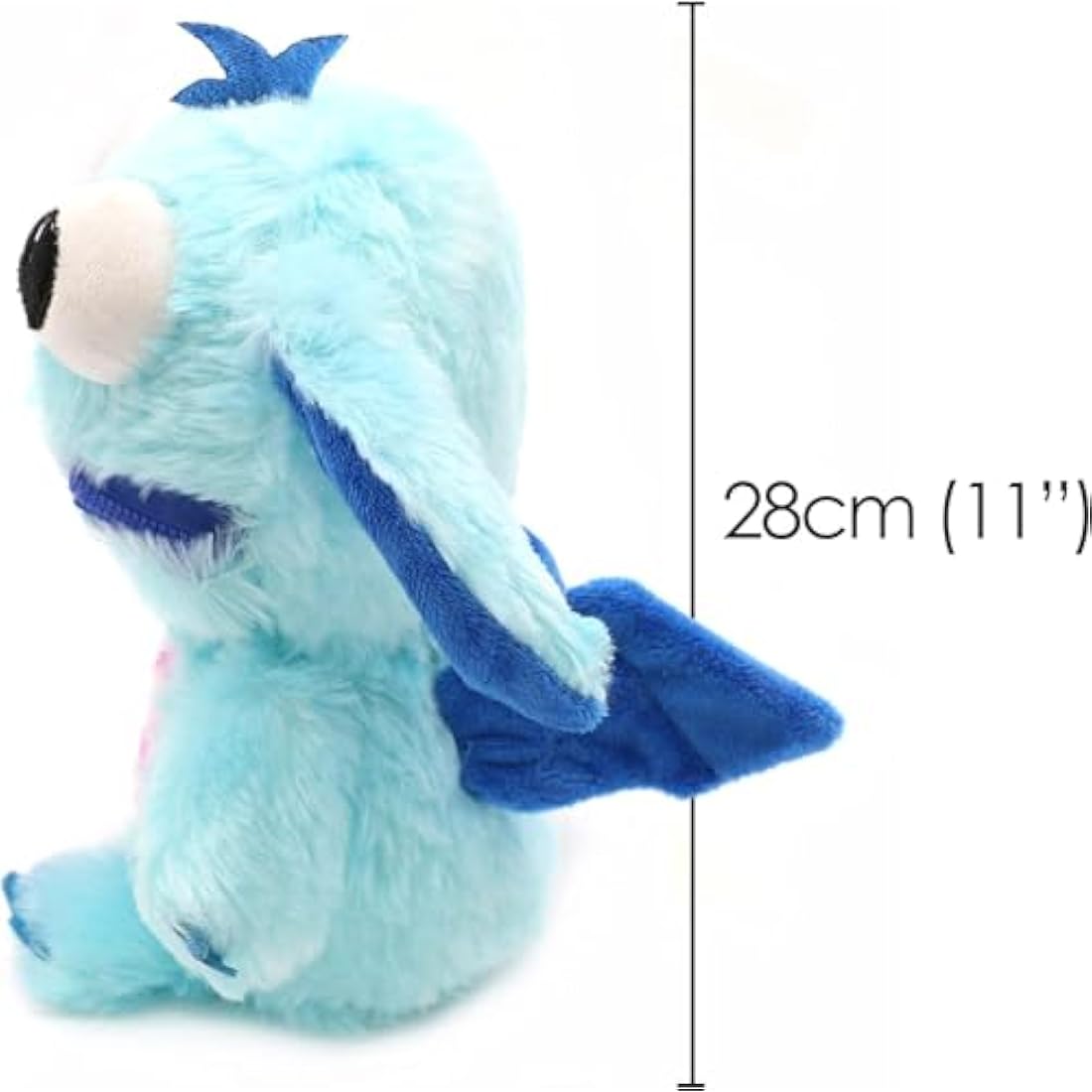 Worry Yummy Monster Children's Soft Toy - 28cm (11") Soft Cuddly Toy For Kids - Boys & Girls Anxiety, Stress & Fear Reducing Sleep Companion - Blue 'Marvin'