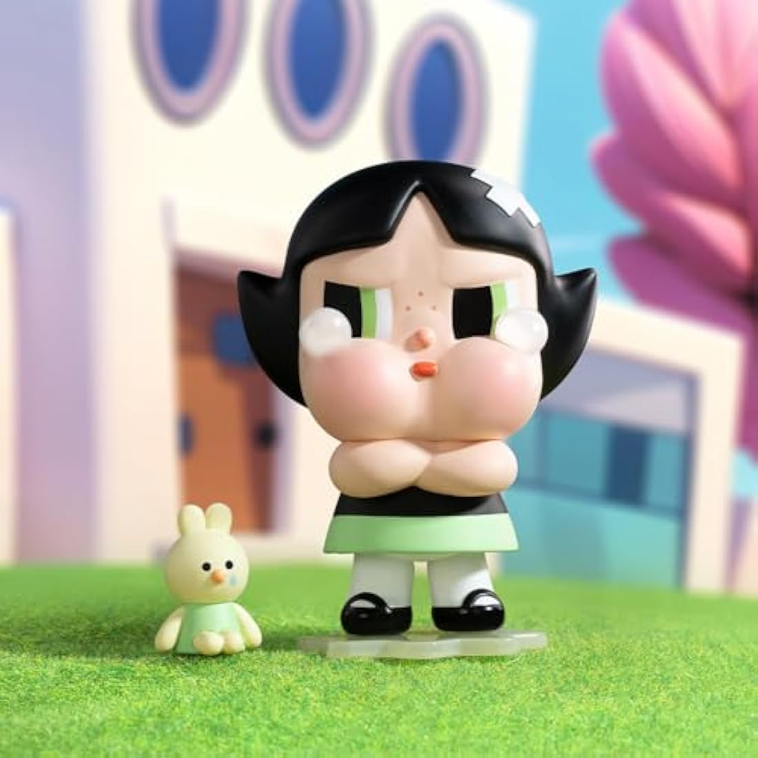 POP MART CRYBABY x Powerpuff Girls Series Whole Set（12Boxes） 2.5 inches Articulated Character Premium Design gifts for women Fan-Favorite Collectible Toy Art Toy Action Figure