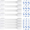 BABYGO® Child Safety Cupboard Locks for Children with Smart Unlock for Kitchen (8 Pack) | Adjustable Straps | Baby Proof Your Home in 30 Seconds | White