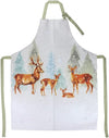 The Leonardo Collection LP52783 Christmas Forest Family Deer Apron