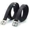 Leather Stirrup Leathers Adults Or Childs Black Brown Color Strong Leather With Soft Finish (54-Inch, Black)