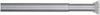 Sealskin Shower Curtain Tension Rod, extensible, Metal, Matt Aluminium, 2 X 2 X 255 cm