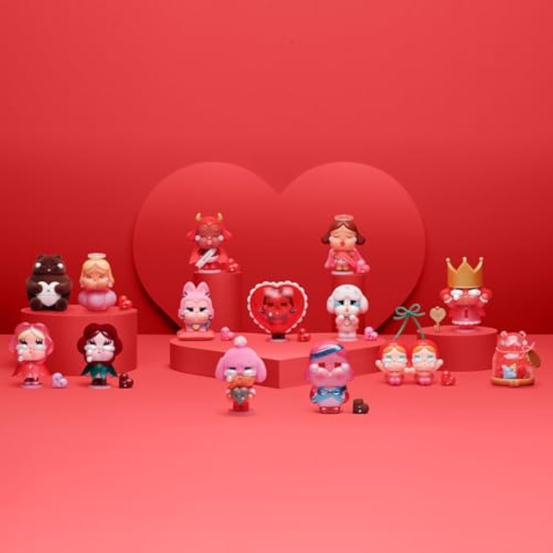 POP MART CRYBABY Crying For Love Seriess Whole Set Premium Design Gifts for Women Fan-Favorite Collectible Chic Art Toy Action Figure