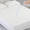 Coriwell Waterproof Mattress Protector - Super King Size Bamboo Extra Deep Pocket Mattress Protector, Breathable Fitted Bed Mattress Covers with Elasticated Skirt White