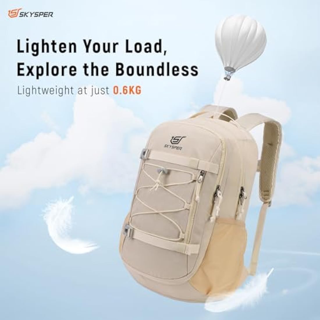 SKYSPER 25L Rucksack Hiking Backpack - Lightweight Travel Daypack for Women Men