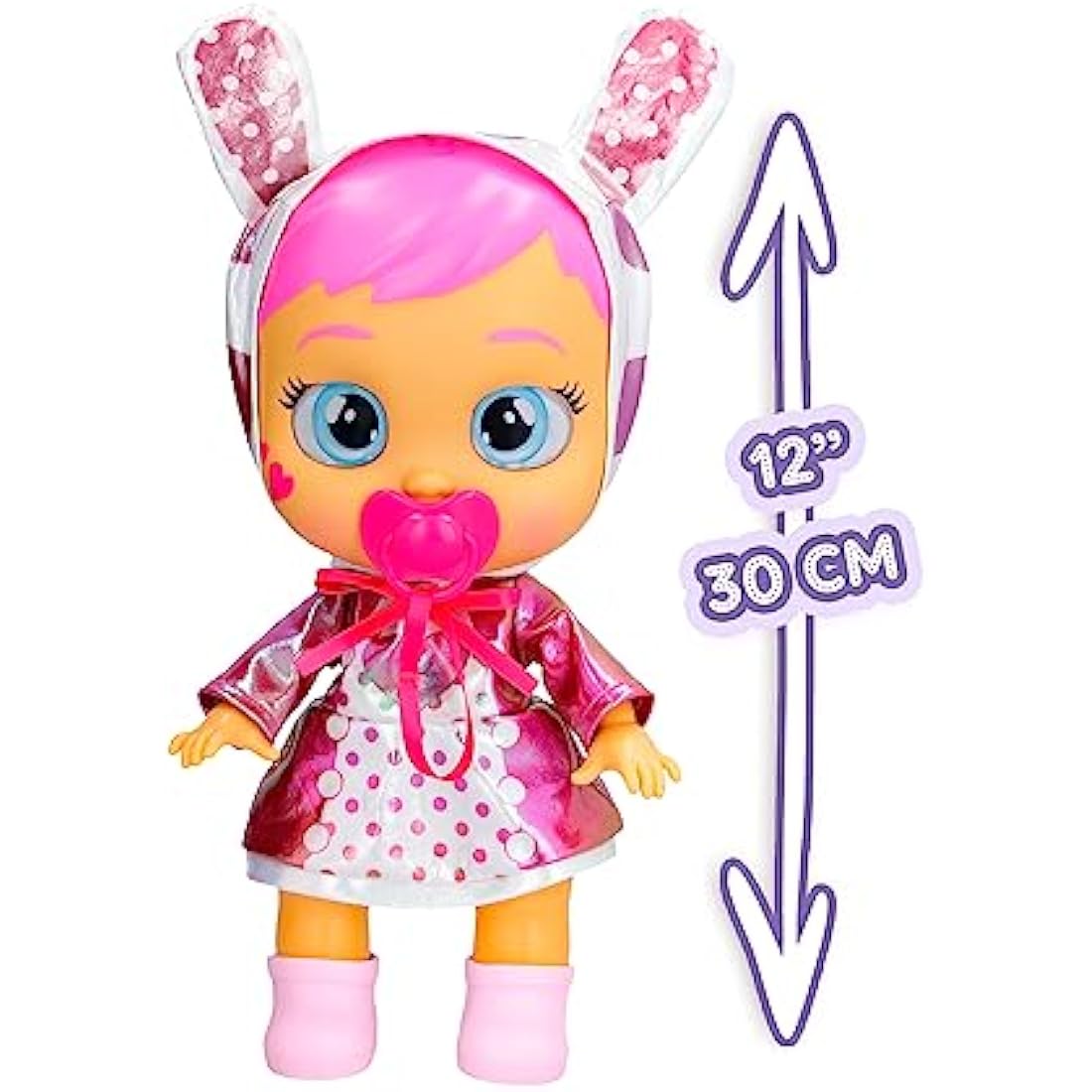 Cry Babies Stars Coney Interactive Doll that Cries Real Tears with Extendable Outfit Gift Toy for Children from 18 Months